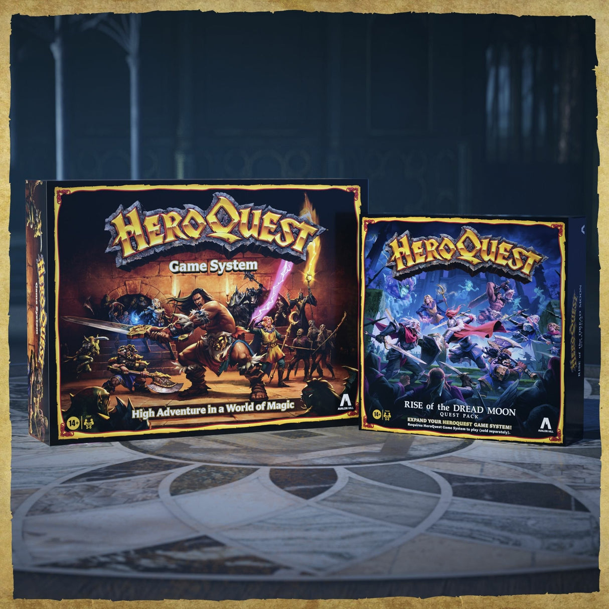 Expansion Juego De Mesa Salida De La Temible Luna Heroquest Ingles