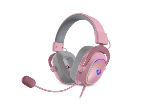 EAN 6950376708656 - REDRAGON ZEUS X Auriculares Alámbrico Diadema Juego USB tipo A Rosa, Gris imagen 1
