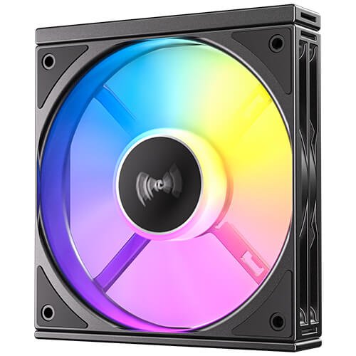 Kit 3 Ventiladores Pc  Auxiliar C120 A-Rgb Negro Antec Pack De 3 Ventiladores Argb Pwm De 120mm/ 19.7-28 Db(A)/ 4-Pin Pwm Y 3-Pin Argb
