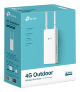 Router Wifi Movil 4g Lte Tp-Link Mr100 Outdoor 300mb En 2,4ghz Ip65 Poe/Dc Nanosim Antenas Desmontab