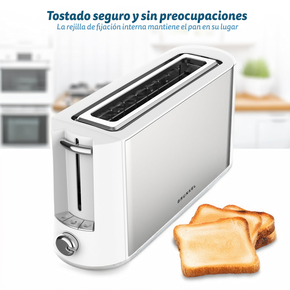 EAN 8426156017471 - Grunkel TS-MAXISTEEL tostadora 6 2 rebanada(s) 1000 W Acero inoxidable imagen 5