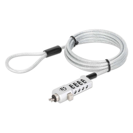 EAN 766623440301 - Manhattan 440301 cable antirrobo Plata 1,8 m imagen 1