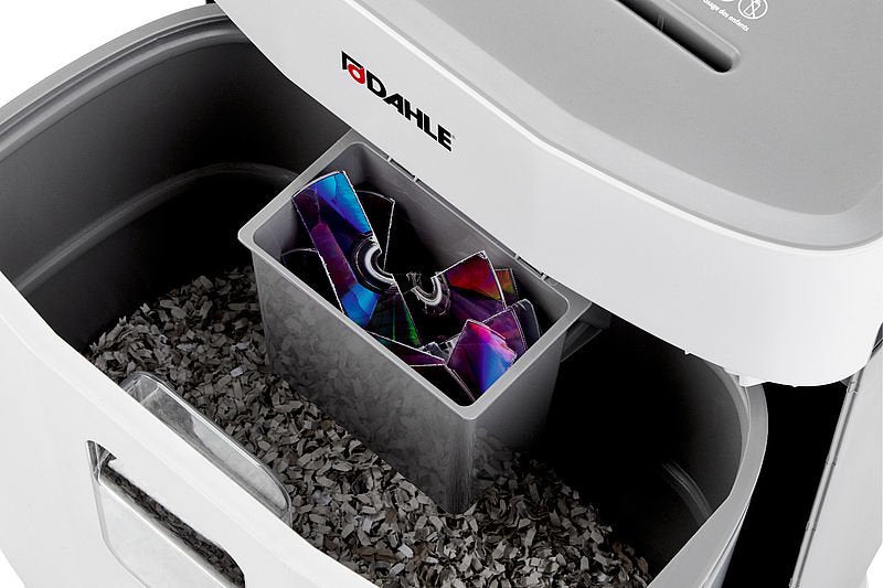 Dahle Papersafe® Ps 420.10 Hojas, Partículas 2 X 15 Mm, P-5, Ancho Boca 220 Mm, 25 Litros