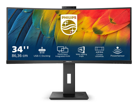 EAN 8712581796525 - Philips 5000 series 34B1U5600CH/00 LED display 86,4 cm (34") 3440 x 1440 Pixeles Wide Quad HD LCD Negro imagen 1