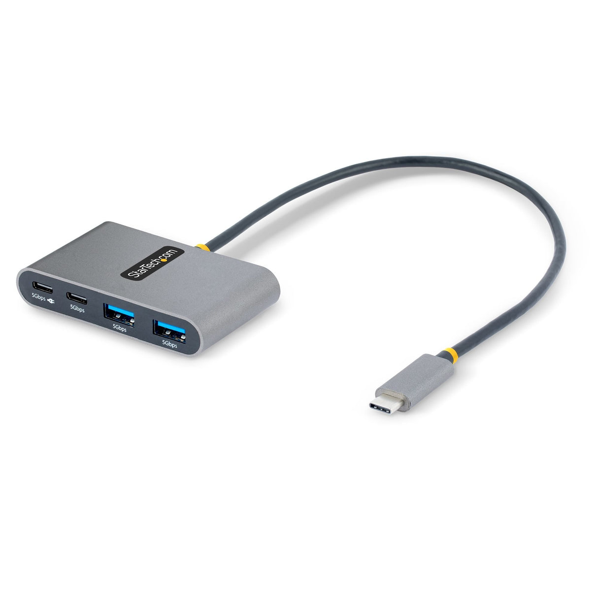 Startech Hub Usb-C De 4 Puertos Con Entrega De Alimentación De 100w