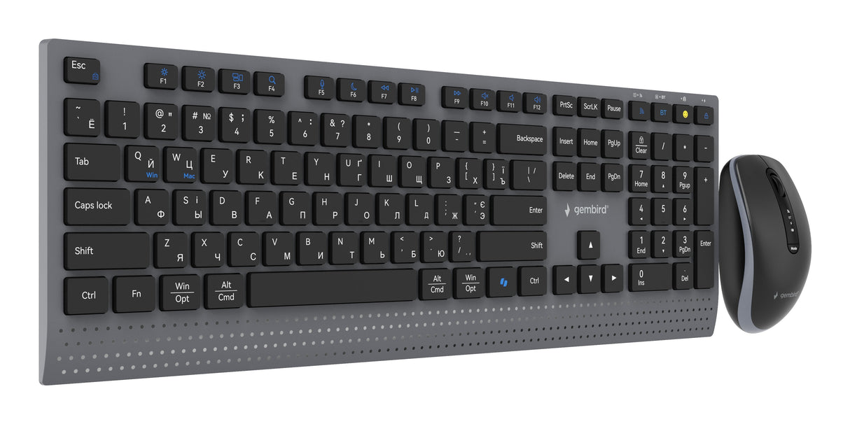 Keyboard +Mouse Wrl Cyrillic/Bk Kbs-Wps-02-Cyrl Gembird