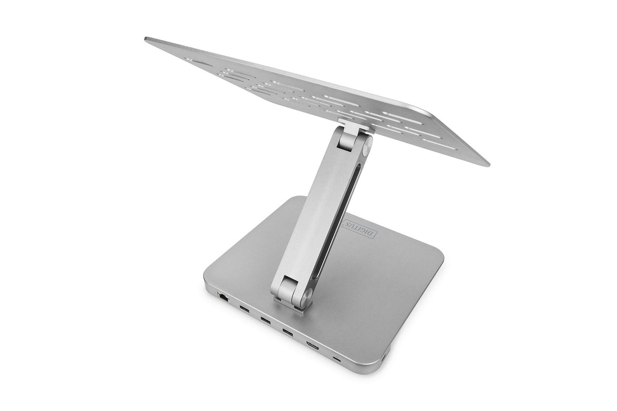 Soporte Para Portátil Digitus Mls 28x23cm Max.7 5kg Ver. Plata