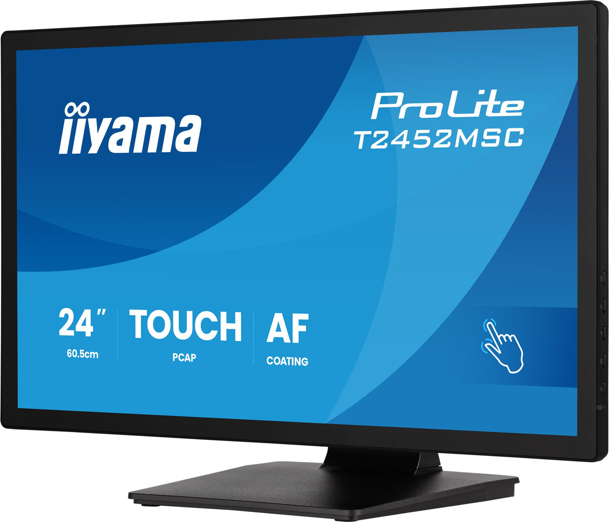 EAN 4948570127221 - iiyama ProLite T2452MSC-B2 pantalla para PC 61 cm (24") 1920 x 1080 Pixeles Full HD Pantalla táctil Negro imagen 4