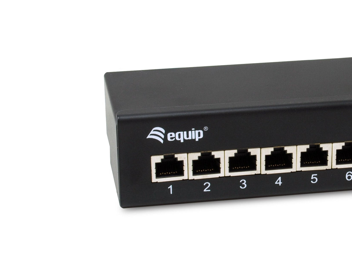 Equip Patchpanel 8x Rj45 Cat6a Ftp 1he Premium Negro