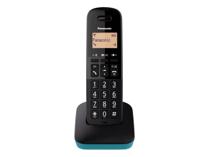 Telefono Inalambrico Panasonic Cordless Kx-Tgb610jtc Azul 50 Numeros En Agenda Bloqueo Numeros 2*Aaa