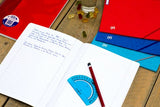 Oxford 100050361 Cuaderno Y Block A4 Rojo