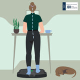 Leitz Ergo Active Anti Fatigue Mat Gris 605x60x681