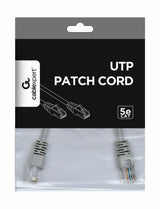 Gembird Cable De Red Utp Cat5e 0,25m Grisâ Pp12-0.25m
