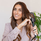Cepillo Alisador Para El Pelo Cecotec Bamba Instantcare 1200 Look Brush Negro