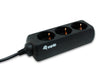 EAN 4015867157770 - Equip 333280 base múltiple 1,1 m 3 salidas AC Negro imagen 1
