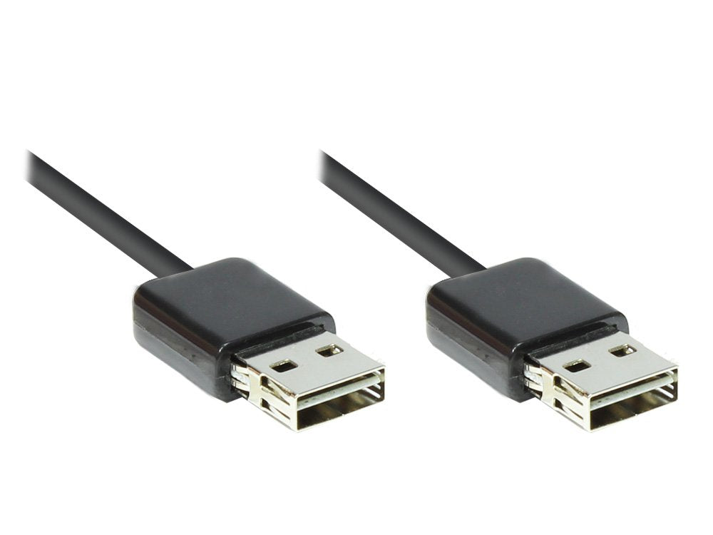 Good Connections Usb2.0 Cable Easy A-A Negro. 2m