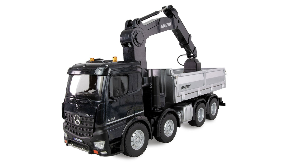 Amewi Mercedes Arocs Kranwagen M. Kipper 8x4 4 4wd 1:18 Rtr