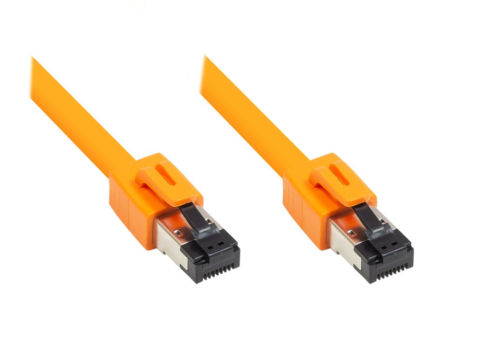 Rns® Cable De Red Cat. 8.1, S Ftp, Pimf, Halogenfrei (Lszh), 2000mhz, 40gbit S, Orange, 1,5m, Good Connections®