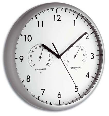 EAN 4009816018014 - TFA-Dostmann 98.1072 reloj de mesa o pared Reloj de cuarzo Alrededor Plata imagen 1