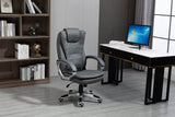 Silla  Activejet De Oficina Calefactable Con Masaje Yk7304 Gris