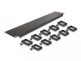 Delock 19? Cablemanagement Rangierpanel Mit 10 Kunststoffbügel 2 He Schwarz
