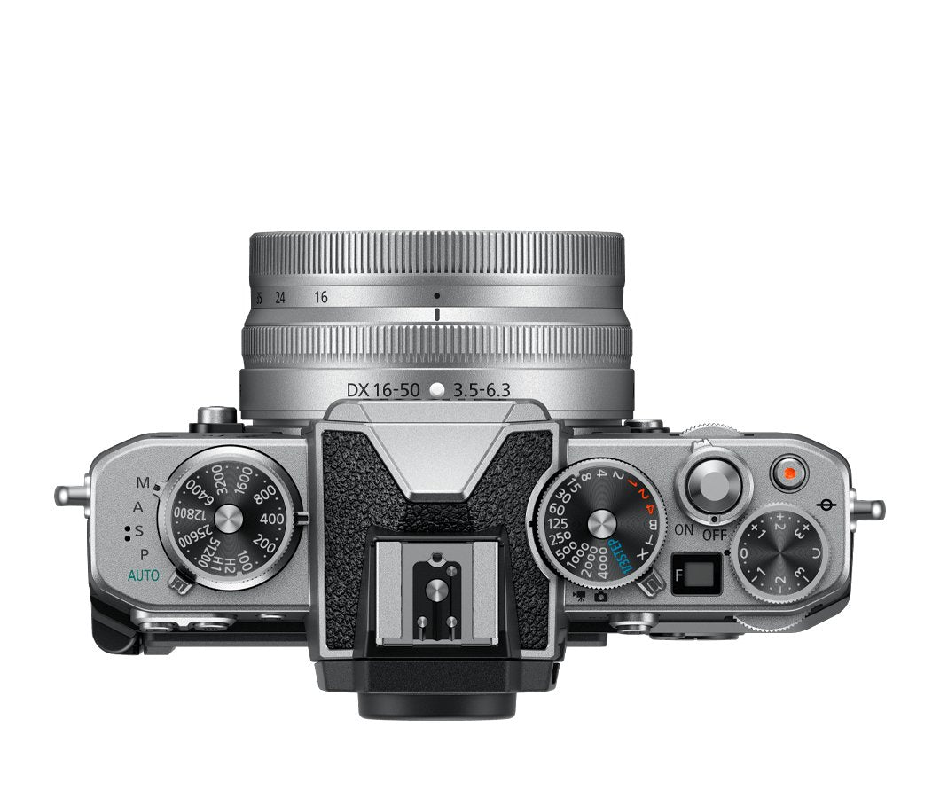 Cámara Evil Nikon Z Fc Con Objetivos Dx 16-50mm Vr Y Dx 50-250 Vr - Negro Plata