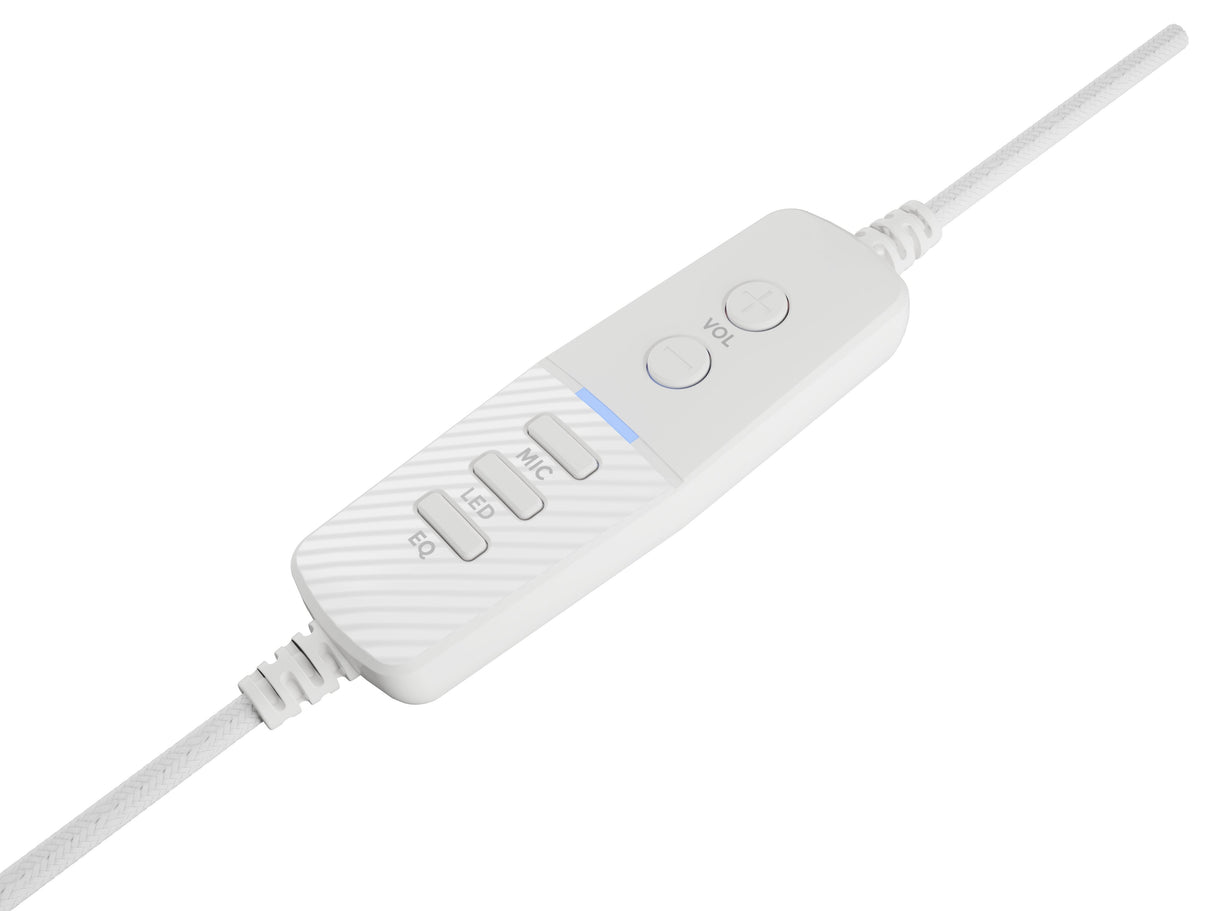 Auriculares Genesis Neon 764  Alámbrico Diadema Juego Usb Tipo A Blanco
