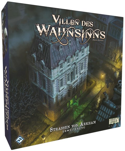 Asmodee Villas Of Madness - The Streets Of Arkham, Extensión Del Juego De Mesa, 2ª Edición Ffgd1029
