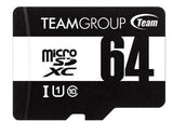 Card Team U1 C10 Microsd + Adp  64gb