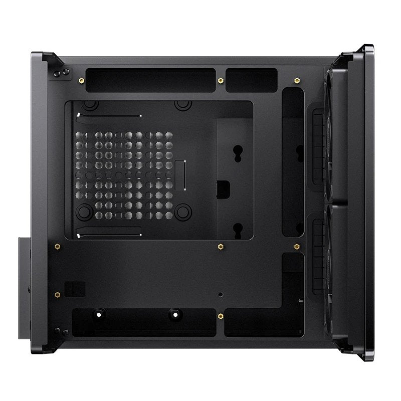 Jonsbo V12 Pc Carcasa, Mini-Tower, Micro-Atx - Negro