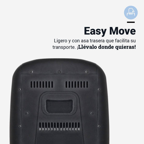 EAN 8436589072121 - Universal Blue UCH91000-21 calefactor eléctrico Interior Negro 1200 W Calefactor eléctrico halógeno imagen 7