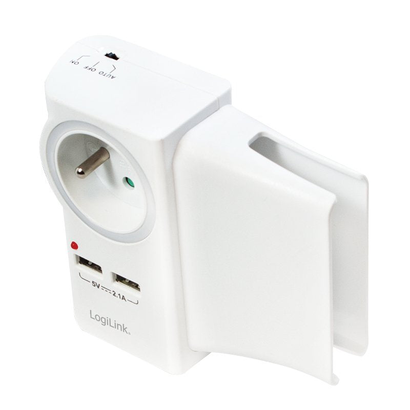Steckdosenadapter2x  Usb-Port+L Adeschalefrankr.