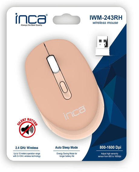 EAN 8681949014819 - Inca IWM-243RH ratón Ambidextro RF inalámbrico Óptico 1600 DPI imagen 6