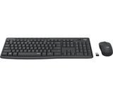 Logitech Mk295 Silent Juego De Teclado Y Ratón Inalámbrico 2.4 Ghz Azerty Alemán Grafito
