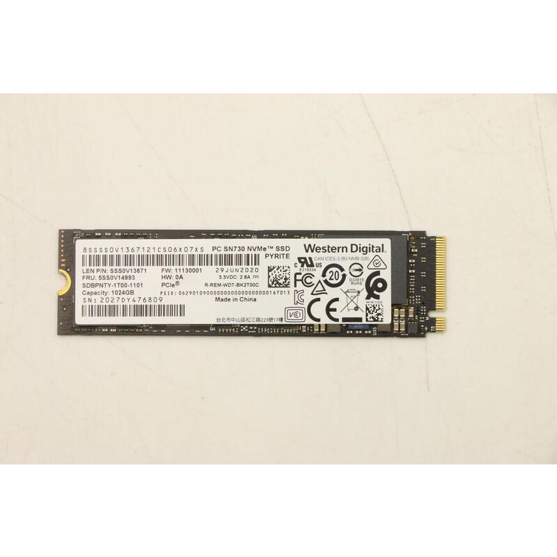 1tb M.2 Pcie Nvme Solid State  Drive Sdbpnty-1t00-1101 M.2