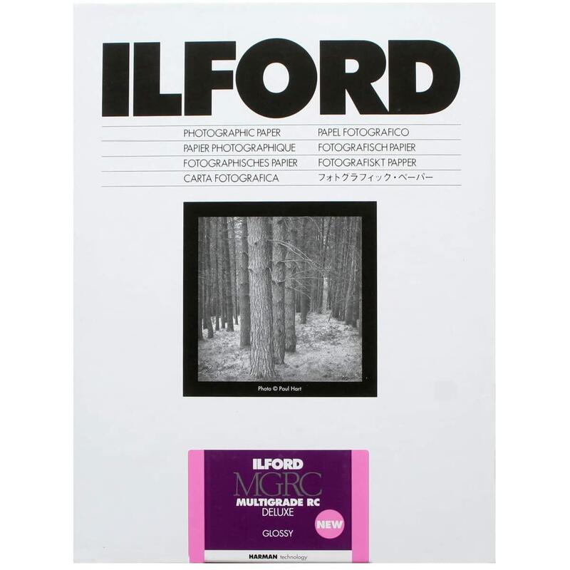 1x 25 Papel Fotografico Ilford Mg Rc Dl  1m  18x24