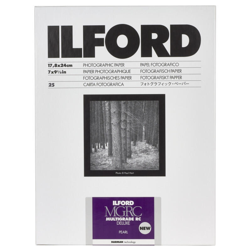 1x 25 Papel Fotografico Ilford Mg Rc Dl 44m  18x24