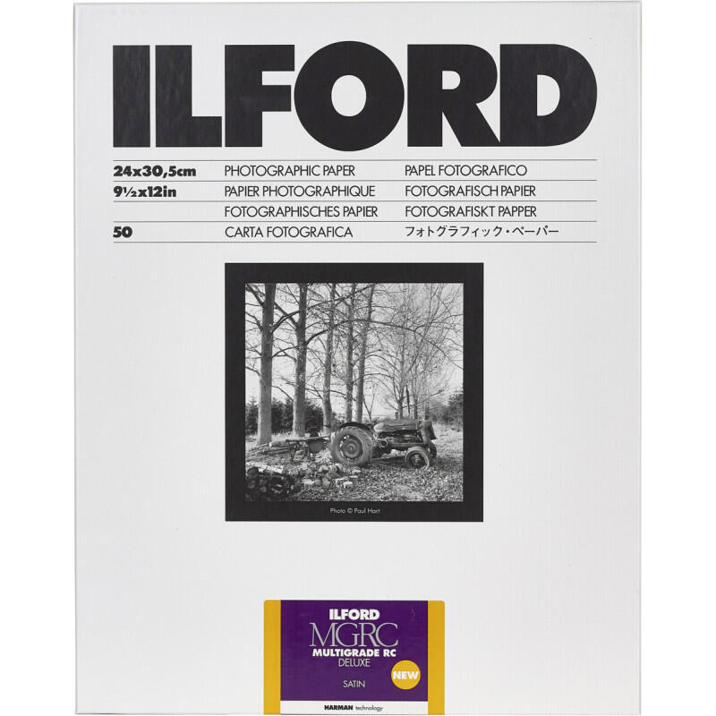 1x 50 Papel Fotografico Ilford Mg Rc Dl 25m  24x30