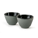 1x2 Bredemeijer Tea Cups Xilin Cast Iron Light Green 153095