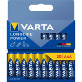 1x20 Varta Longlife Power Micro Aaa Lr 03            04903121720
