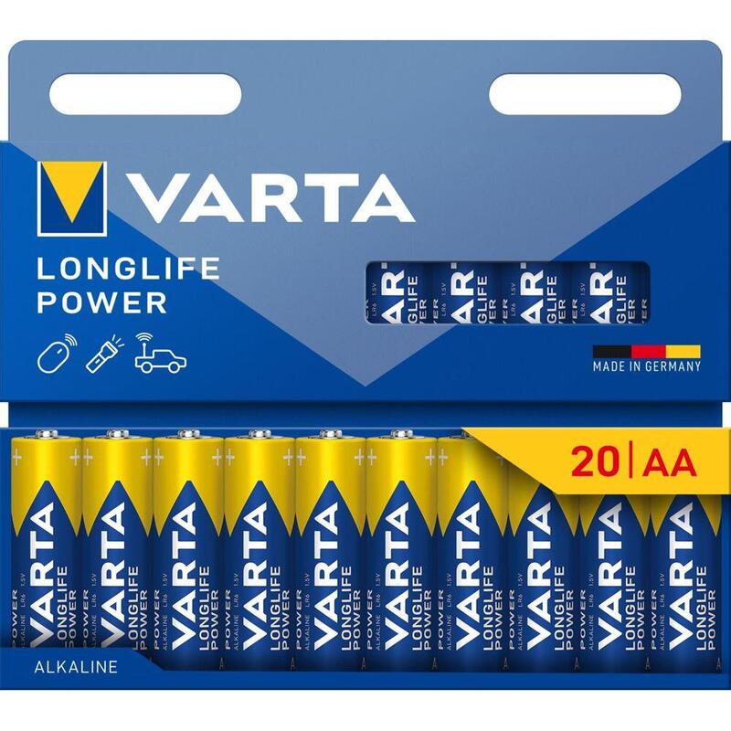 1x20 Varta Longlife Power Mignon Aa Lr 6              04906121720