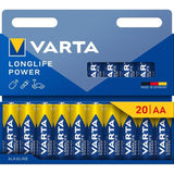 1x20 Varta Longlife Power Mignon Aa Lr 6              04906121720