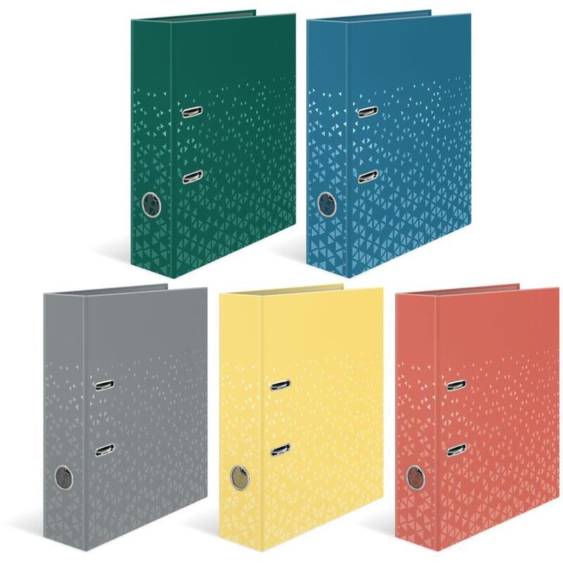 1x5 Herma Ordner Color Standard Grün/Blau/Grau/Gelb/Rot    20110