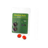 2 Brazilian Balls Explosion De Aromas Gel Intimo- Fresa Y Chocolate