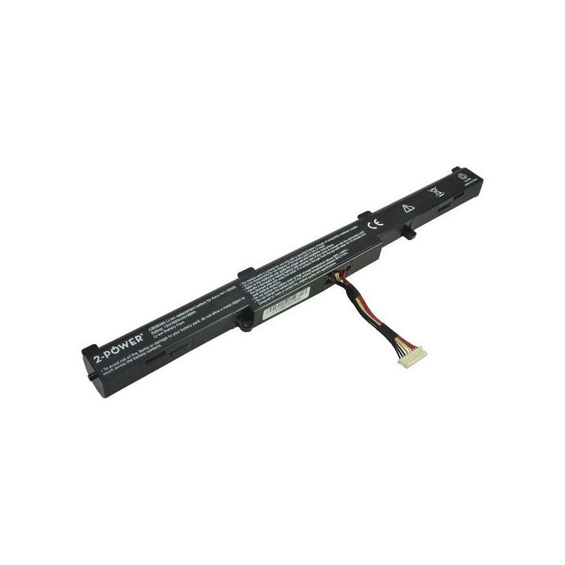 2-Power Batería 14.8v 2600mah Para Asus A41-X550e 2p-0b110-00220000
