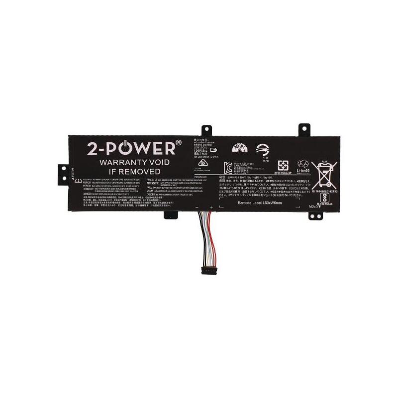 2-Power Batería 7.6v 3910mah Para Lenovo Ideapad 310 Touch-15isk 80sn 2p-L15s2tb0