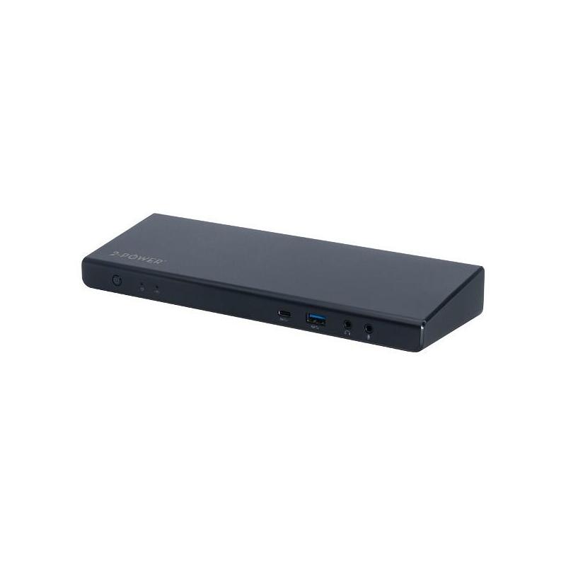 2-Power Hybrid Usb-C A Triple 4k 100w Pd Dock Con Cable Alimentación. Para Uk,Eu. Dell-D6000s-2power