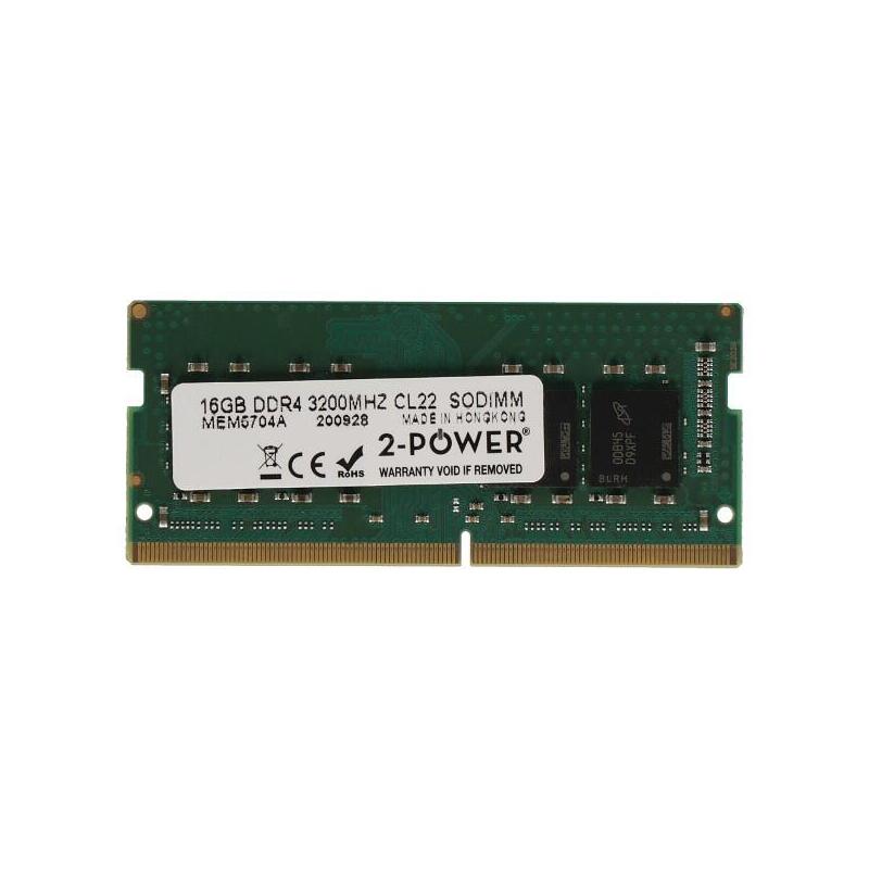 2-Power Memoria Sodimm 16gb Ddr4 3200mhz Cl22 Sodimm 2p-4x71d09534