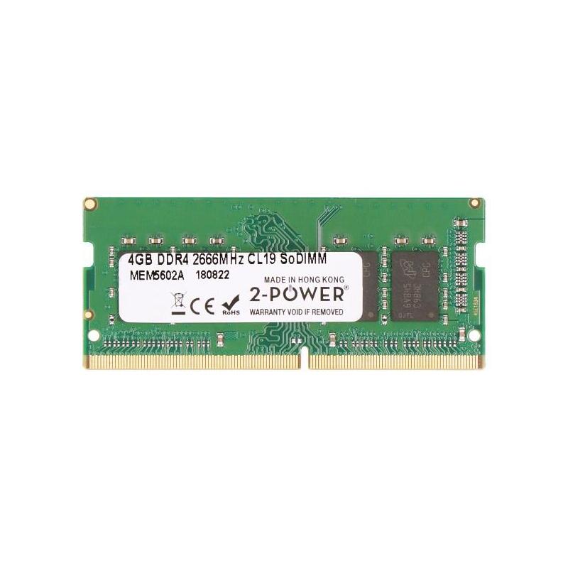 2-Power Memoria Sodimm 4gb Ddr4 2666mhz Cl19 Sodimm 2p-01ag863