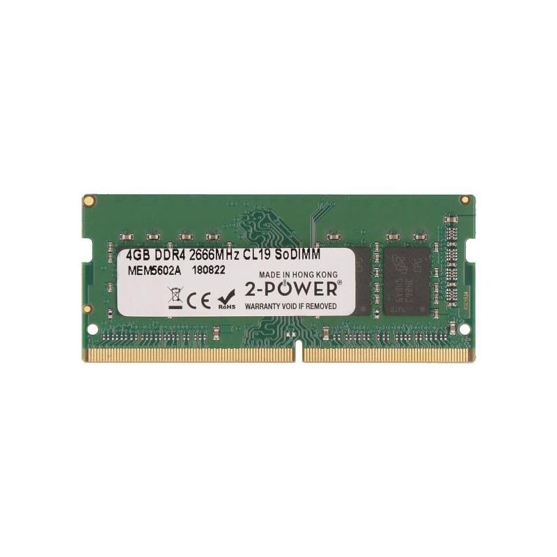 2-Power Memoria Sodimm 4gb Ddr4 2666mhz Cl19 Sodimm 2p-3tk86at